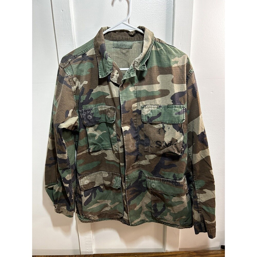 USMC Military Cold Weather Field Jacket S Woodland Camo 8415-01-184-1324 Marines